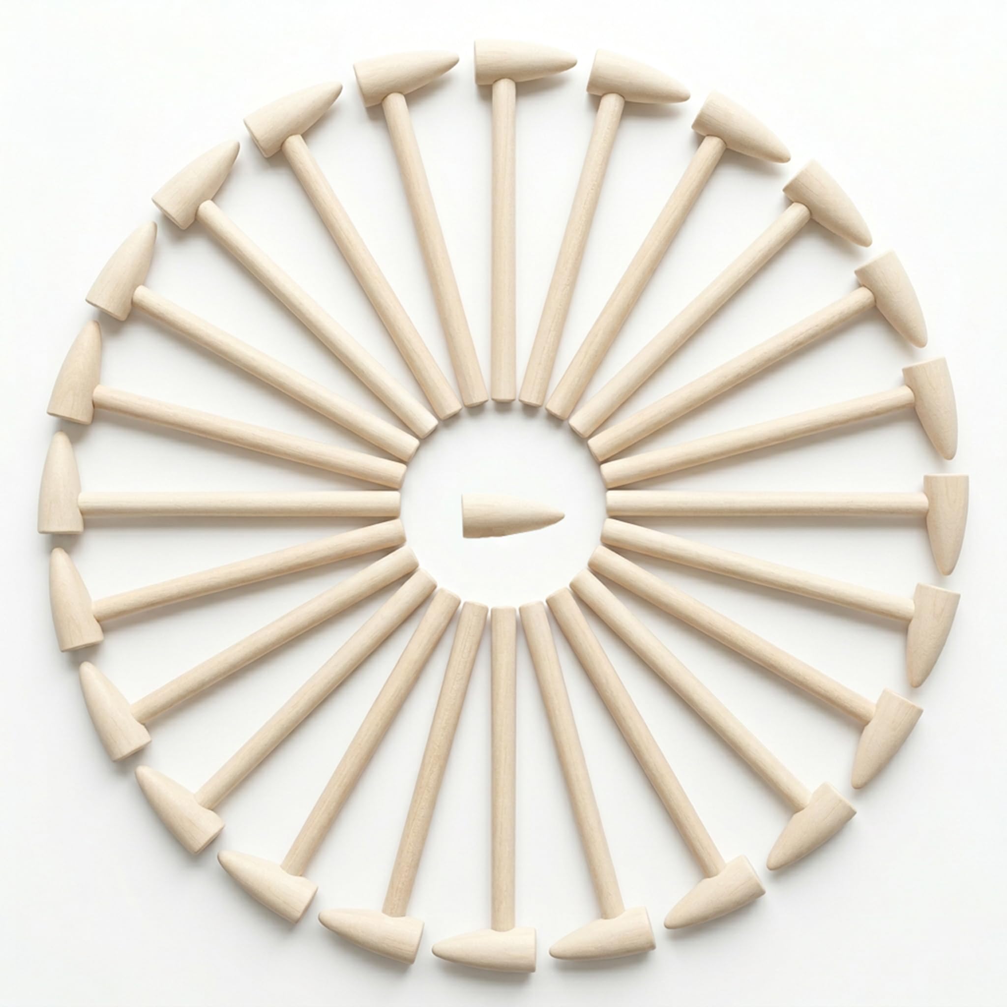 Mini Wooden Hammers